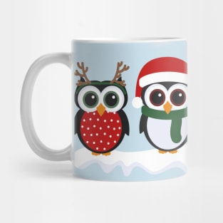 Christmas Penguins Mug